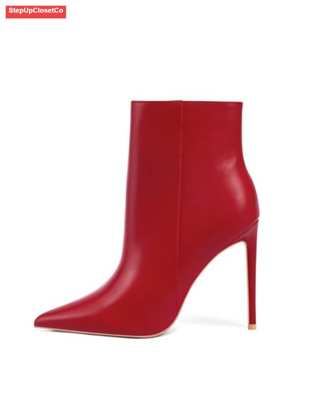 Women's Pointed Toe Stiletto High Heel Ankle Booties Side Zipper Dress Boots